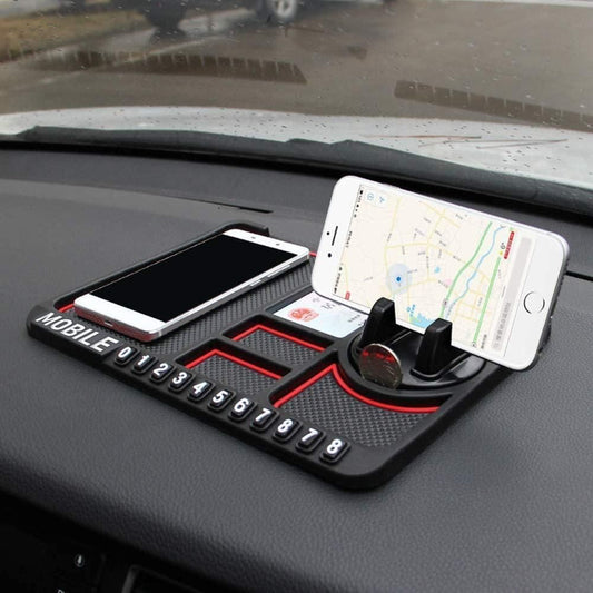 Anti-Slip Silicone Pad and Car Mobile Holder